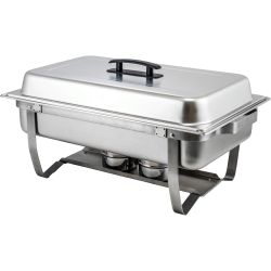Winco Folding Chafer 8 Quart Full-Size
