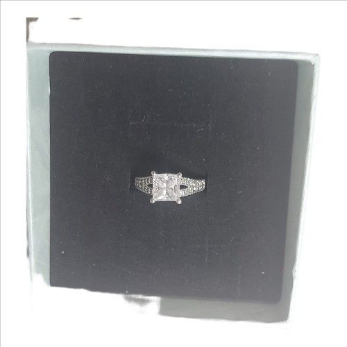 3 Carat Lab Grown 14k White Gold Size 6ring