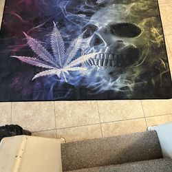 Skull Area Rug