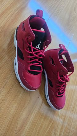 Air Jordan High-Top Sneakers Red Black