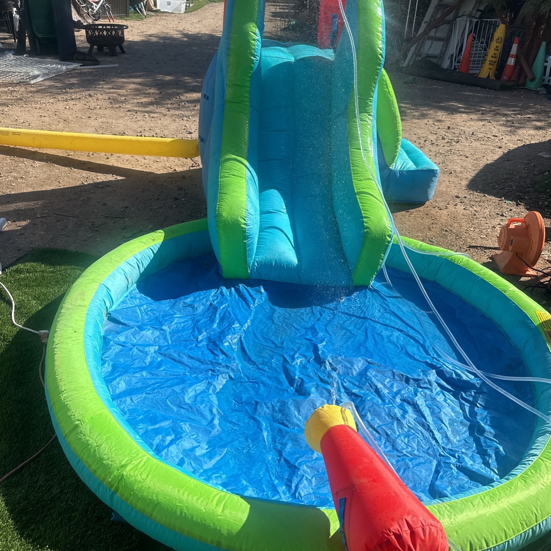 Action Air Waterslide 6 Feet High By 10 Feet Long And 6 Feet Wide