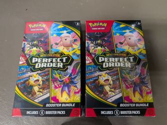 Pokemon booster bundle packs. New unopened. 6 packs per box. Perfect order
