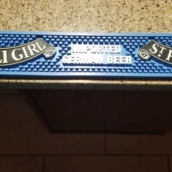 St Paulie Girl Bar Drip Rail Spill Mat - NEW