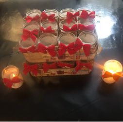 Small Mason Jar Candle Holders