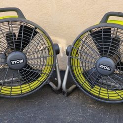 Ryobi Hybrid 18" Drum Fan One+ Set