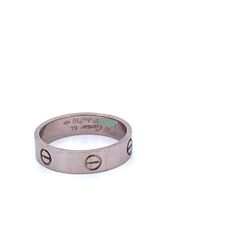Cartier Love Ring White Gold 18K , Size 64 , US 10.5 . Comes W/ Cartier Receipt