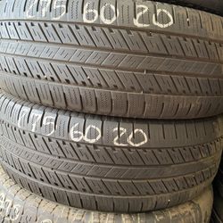 275/60r20 Pair Of Tires In Great Shape - We Also Do Wheel Alignments