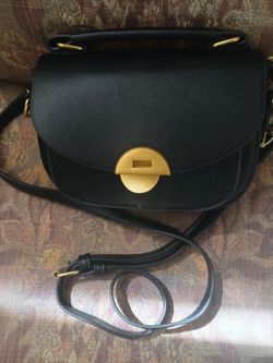 Brand New Blue Crossbody Saddle Bag