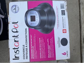 Instapot air fryer lid