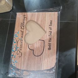 Wooden Heart Picture Frame