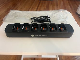 MOTOROLA 6 BAY CHARGER CHARGING STATION