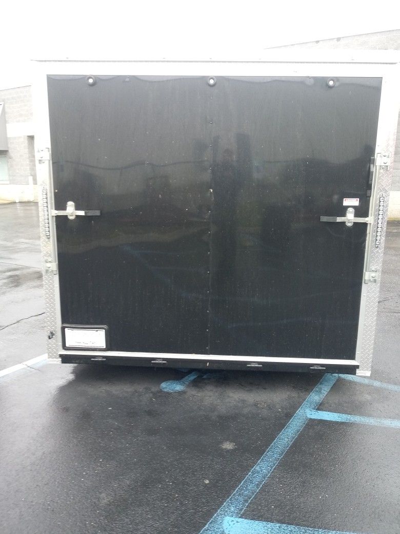 8.5 X 24ft Enclosed Vnose Trailer Brand New--Car Truck Bike Hauler Moving Storage Cargo Traveling ATV UTV SXS Motorcycle Snowmobile