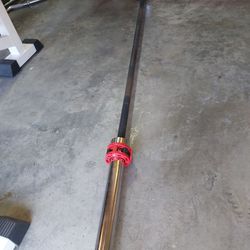 Olympic Barbell 7ft Like New Condition 
