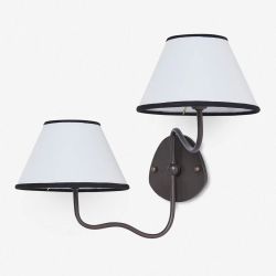 Magdalene Double Sconce Light Matte Black