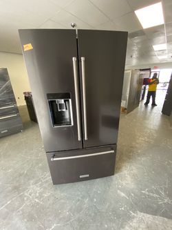 KitchenAid French Door Refrigerator Black Stainless