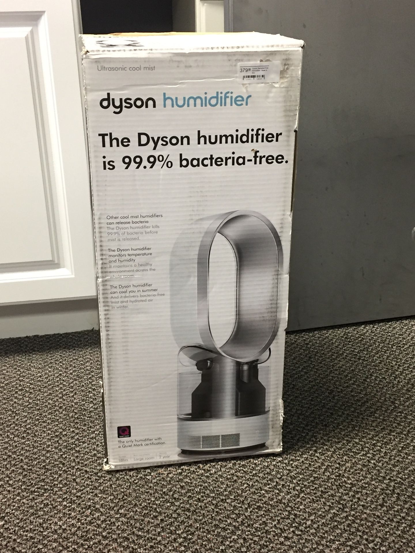 Dyson Bacteria Free Hygienic Mist Humidifier / Bladeless Fan for