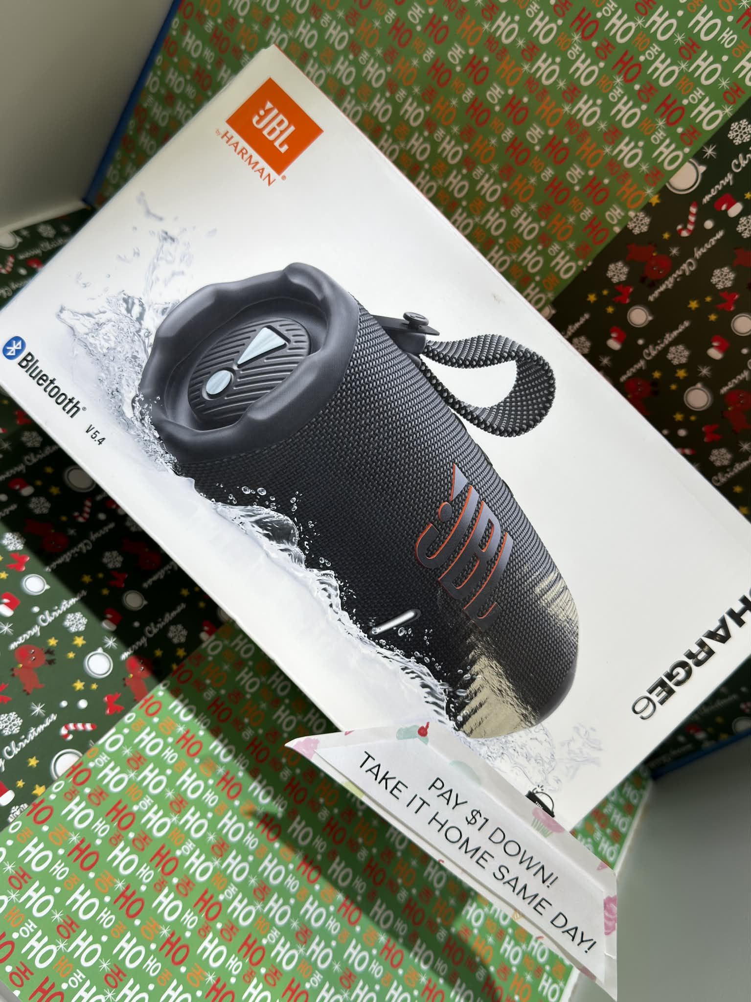 JBL Charge 6 Bluetooth Speaker (Brand New) - Pay $5 DOWN AVAILABLE - NO CREDIT NEEDED