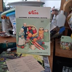 Kerr Home Canning Book Vintage