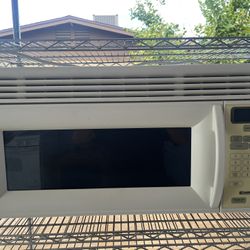 White Over The Range Microwave