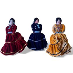 handmade Native American dolls