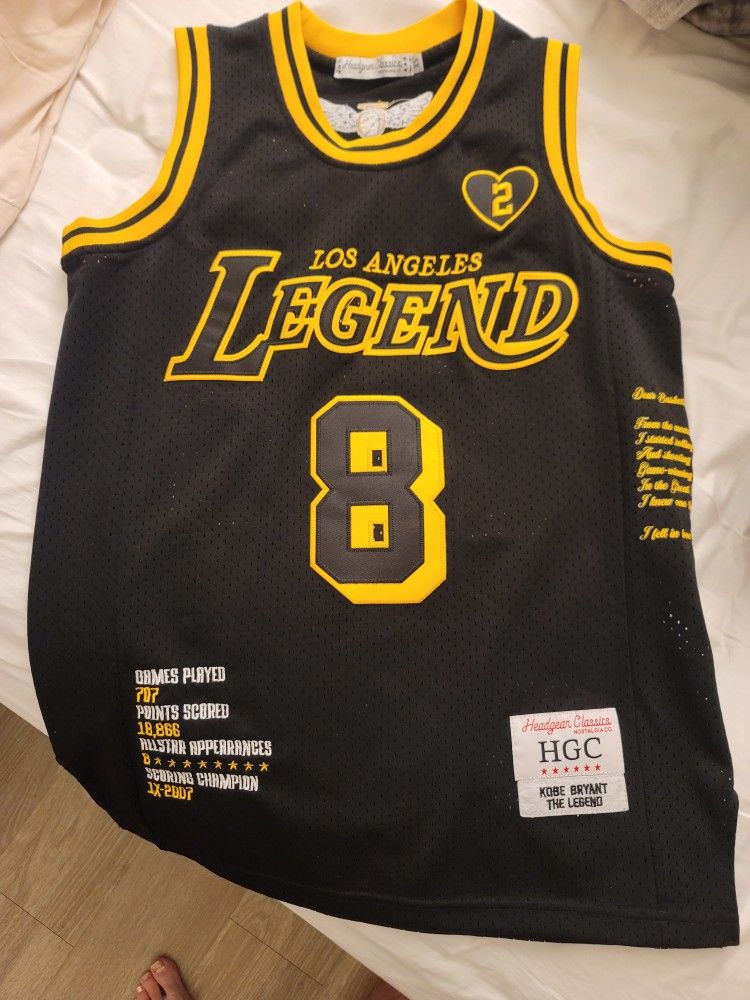 Kobe Bryant Legend Lakers Jersey Custom Made