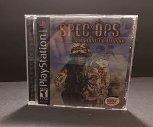 Spec Ops Airborne Commando PS1 Game