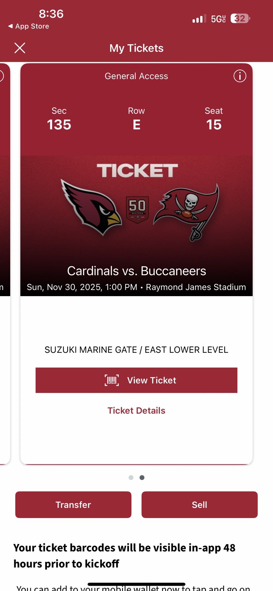 Tampa Bay Buccaneers Vs. Arizona Cardinals 
