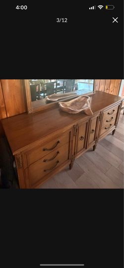 Vintage Dresser with Mirror