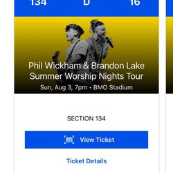 Phil Wickham & Brandon Lake Concert 