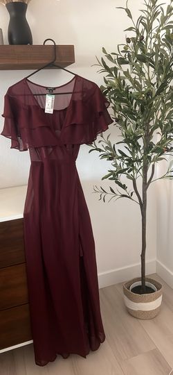 Burgandy dress