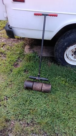 75-100 pound vinyl floor roller
