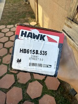 Evo X HAWK Street 5.0 Rear Brake Pads