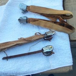 1947-48 Chevy Car Back Hold On And Support Handles With Garment Hanger See Pix