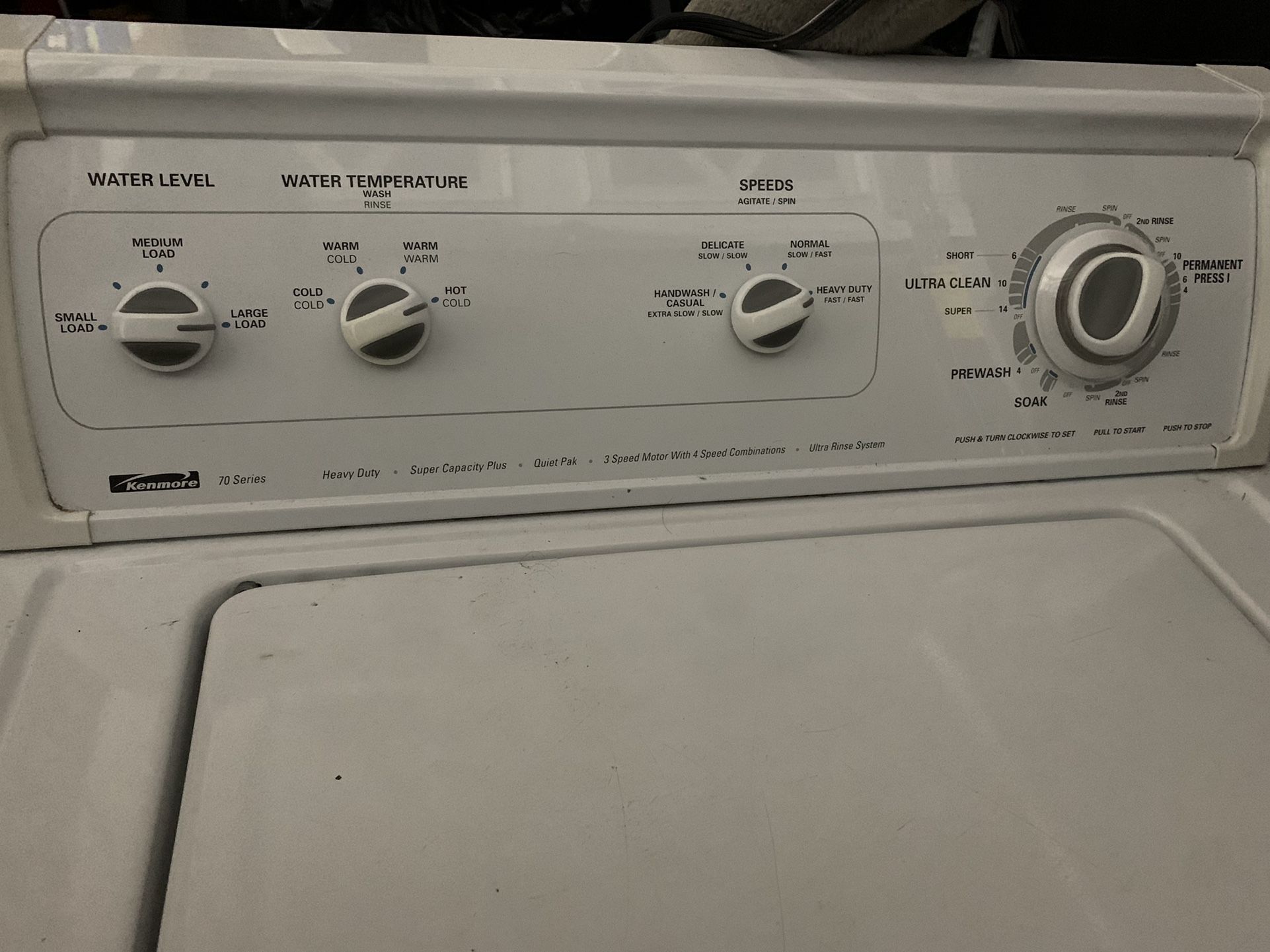 Kenmore Washing Machine 70 Series Heavy Duty