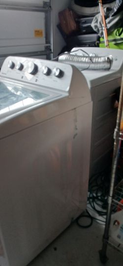 Washer/Dryer Set And Bedroom TV Armoire