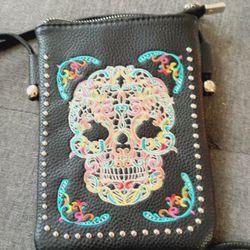 Sugar Skull Crossbody Bag $10