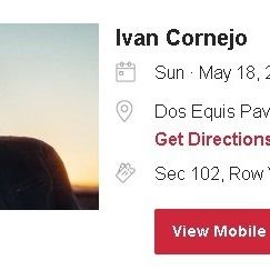 TICKETS Ivan Cornejo