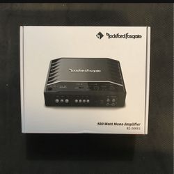 Rockford Fosgate R2-500X1 amplifier 500 Watts 1 Channel Bass Amplifier 