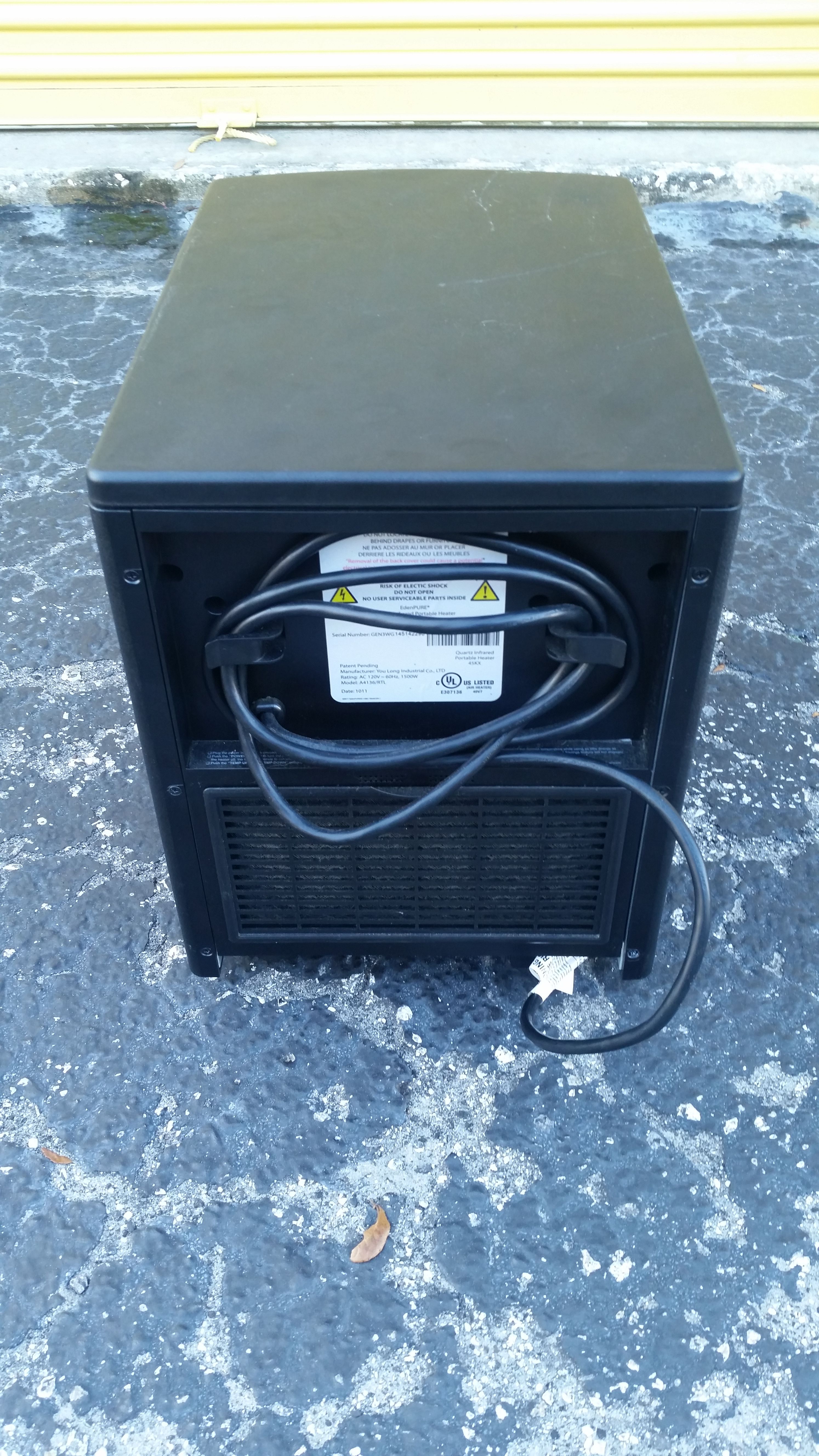 Eden pure model A4136/RTL quartz in fared portable heater for Sale in  Tampa, FL - OfferUp