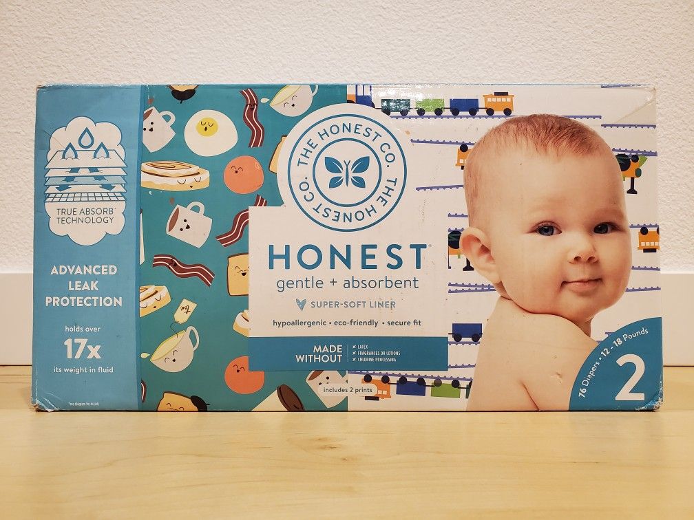 Honest Gentle + Absorbent Diapers (NEW)