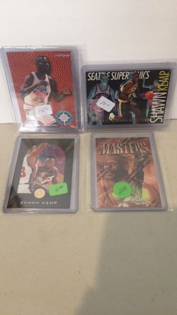 4 Shawn Kemp cards