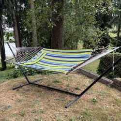 Double Hammock With Stand