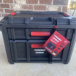 Husky Toolbox 2 Drawer New!!