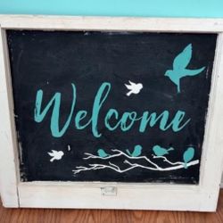 Decorative Welcome Sign