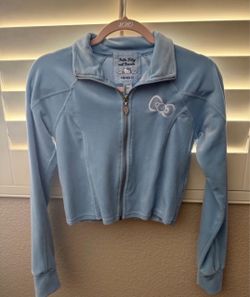Forever 21 Hello Kitty Blue Velour tracksuit