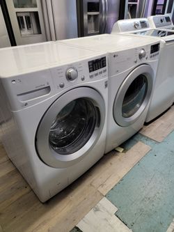 Lg Washer And Dryer Front Load Set Large Capacity