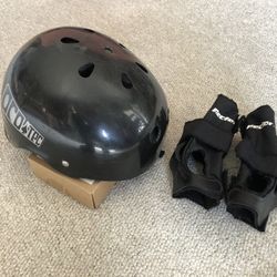 PROTEC skateboarding Helmet And Wrist Guards