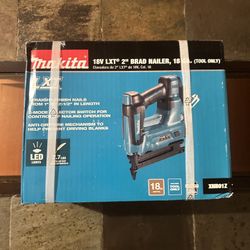 Makita 18V LXT Lithium-Ion Cordless 2” Brad Nailer