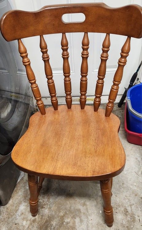 Vintage maple dining room chair