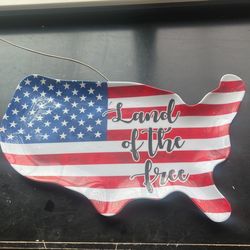 Memorial Day Or July 4 Plate